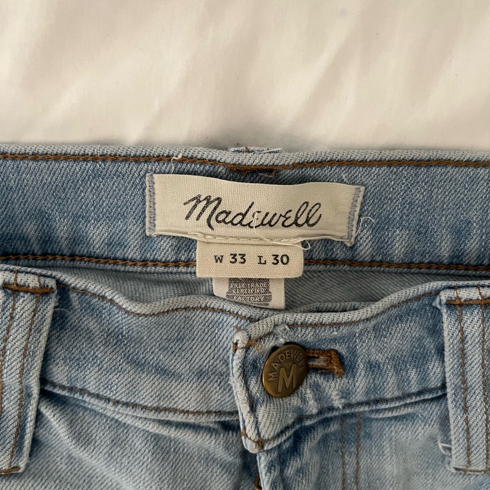 Light Wash Skinny Madewell Jeans View 4